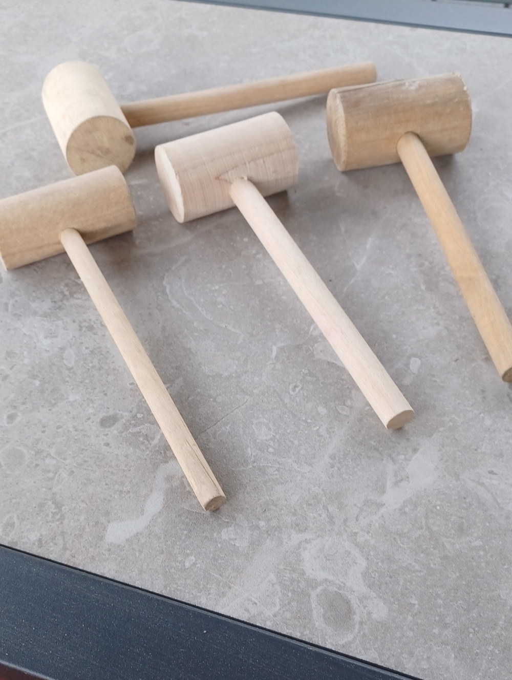 Wooden CRAB Mallets